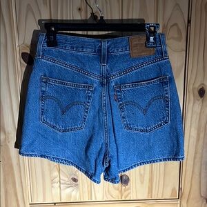 Levi's High Loose Women's Blue Denim Shorts